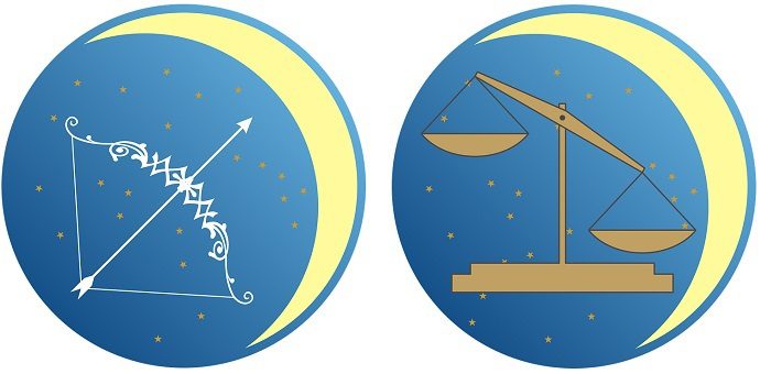 Яка сумісність знаків зодіаку Стрілець і Терези в стосунках