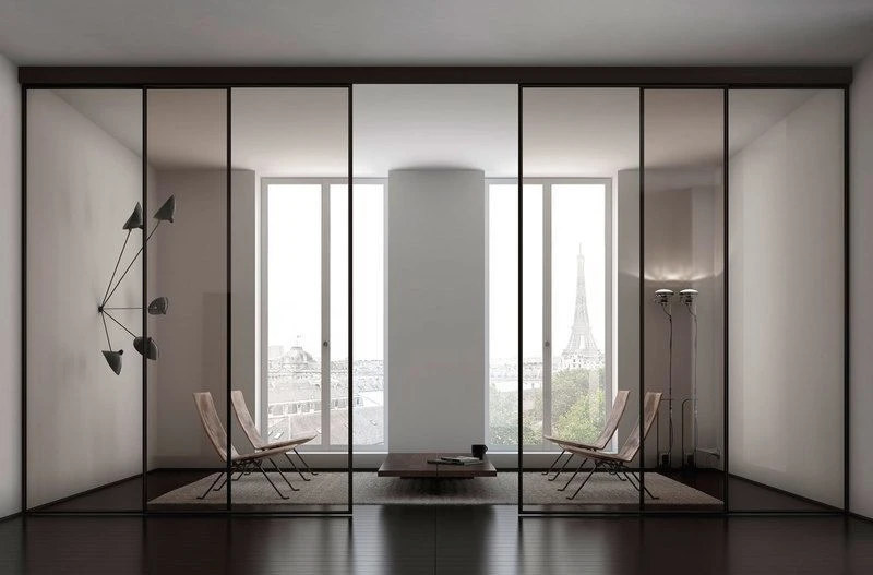 Міжкімнатні перегородки з алюмінієвого профілю