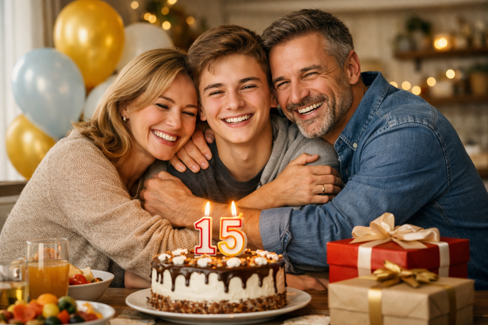 Найкращі привітання батькам з 15-річчям сина