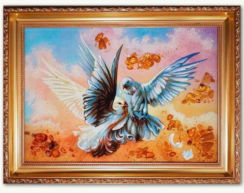 Інтер’єрні картини з бурштину – мистецтво, що освіжає простір